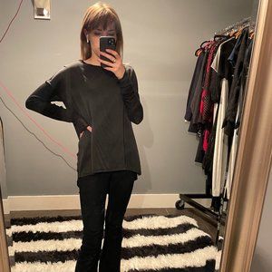 Vince Silk and Knit oversized top
